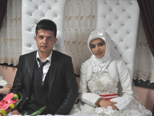 Çevikve Keleş ailelerinin mutlu günü
